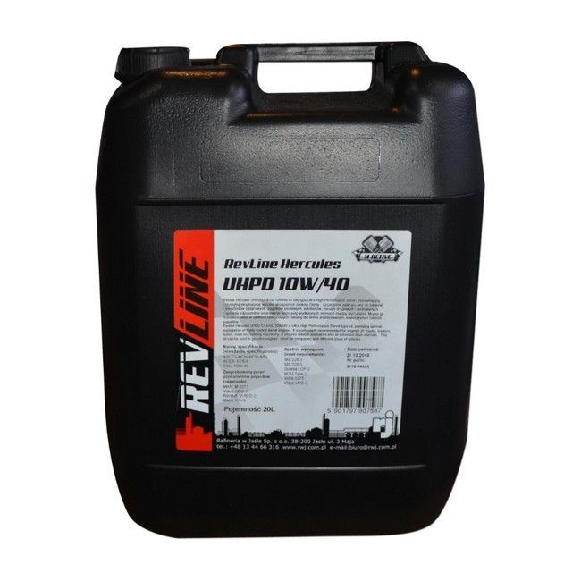 REVLINE Hercules UHPD 10W-40 API CI-4/CH-4/CG-4/SL; ACEA E4/E7 полусинтетическое 20 л RUHPD1020